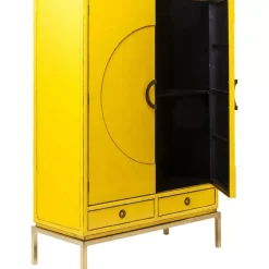 Regale|KARE Design Kleiderschrank Disk Yellow