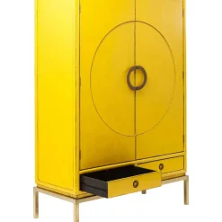 Regale|KARE Design Kleiderschrank Disk Yellow