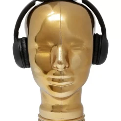 Deko & Geschenkartikel|KARE Design Kopfhorerstander Gold Metallic