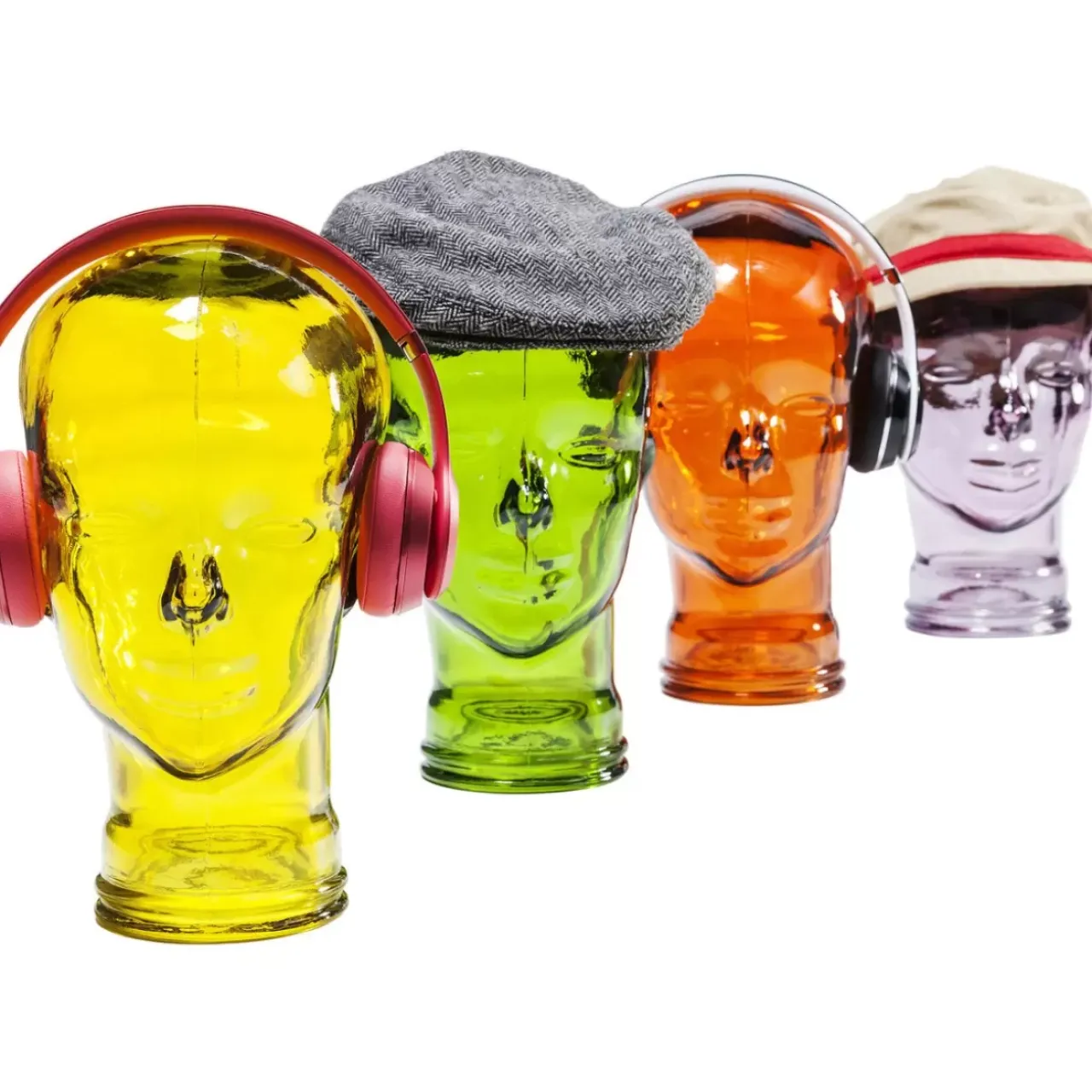 Deko & Geschenkartikel|KARE Design Kopfhorerstander Transparent Sortiert
