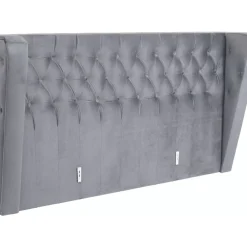 Betten|KARE Design Kopfteil Benito Moon Grau 160Cm