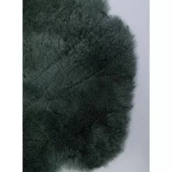 Teppiche|KARE Design Lammfell Heidi Dunkelgrun 60X85Cm