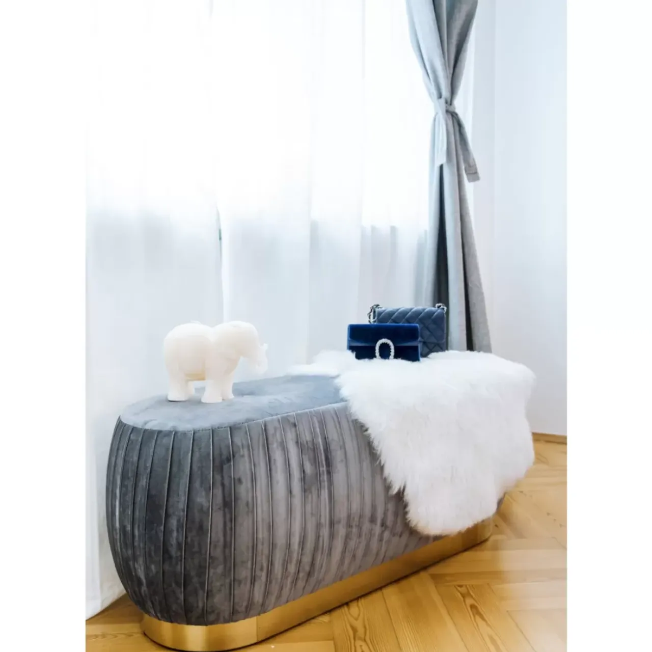 Teppiche|KARE Design Lammfell Heidi Weis 85X65Cm