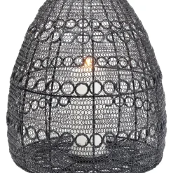 Kerzenständer & Laternen|KARE Design Laterne Hayat Cone Schwarz 37Cm