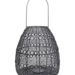 Kerzenständer & Laternen|KARE Design Laterne Hayat Cone Schwarz 37Cm