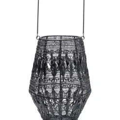 Kerzenständer & Laternen|KARE Design Laterne Hayat Schwarz 33Cm