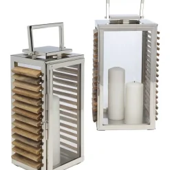 Kerzenständer & Laternen|KARE Design Laterne Lamella (2/Set)
