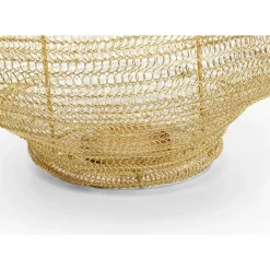 Kerzenständer & Laternen|KARE Design Laterne Mesh Brass O51Cm