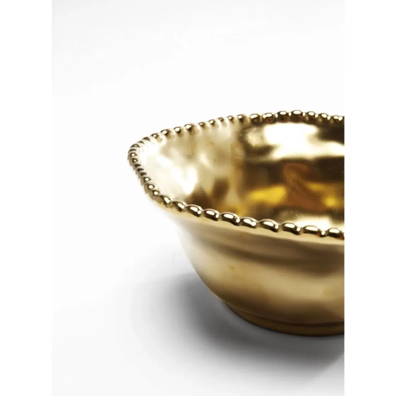 Geschirr & Tischaccessoires|KARE Design Muslischale Bell Gold O16Cm