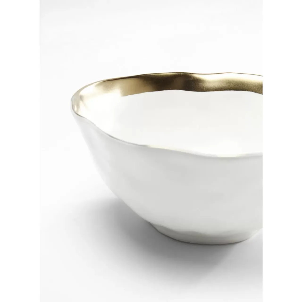 Geschirr & Tischaccessoires|KARE Design Muslischale Bell Weis O15Cm