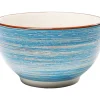 Geschirr & Tischaccessoires|KARE Design Muslischale Swirl Blau O14Cm