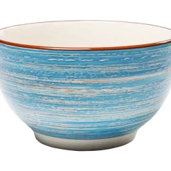 Geschirr & Tischaccessoires|KARE Design Muslischale Swirl Blau O14Cm