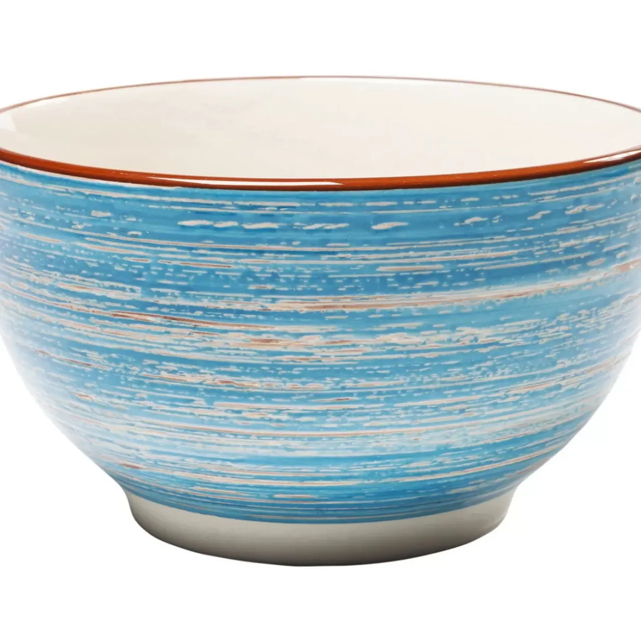Geschirr & Tischaccessoires|KARE Design Muslischale Swirl Blau O14Cm