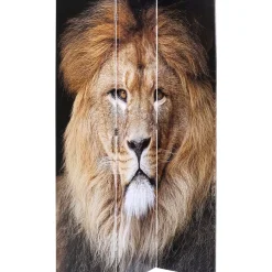 Paravents|KARE Design Paravent King Lion Vs Cat Girl 120X180Cm