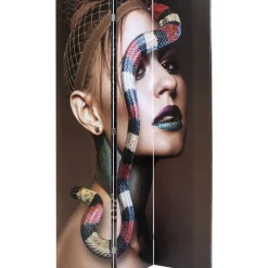 Paravents|KARE Design Paravent Royal Headdress Vs Snake Girl 120X180Cm