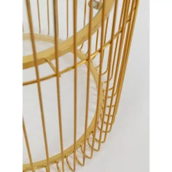 Aufbewahrung & Ordnung|KARE Design Pflanzenstander Wire Gold 44Cm