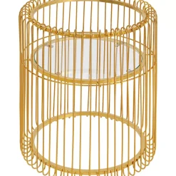 Aufbewahrung & Ordnung|KARE Design Pflanzenstander Wire Gold 44Cm