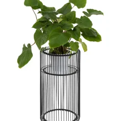 Aufbewahrung & Ordnung|KARE Design Pflanzenstander Wire Schwarz 70Cm