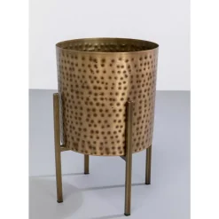 Aufbewahrung & Ordnung|KARE Design Pflanztopf Mynah Gold 42Cm