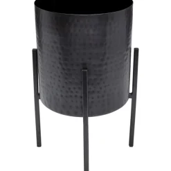 Aufbewahrung & Ordnung|KARE Design Pflanztopf Mynah Schwarz 42Cm