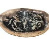 Geschirr & Tischaccessoires|KARE Design Platte Windmolen Versteinertes Holz