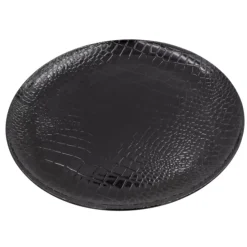 Geschirr & Tischaccessoires|KARE Design Platzteller In Schlangenoptik Schwarz