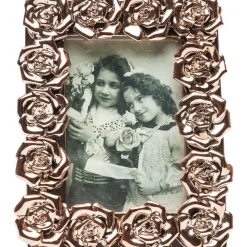 Deko & Geschenkartikel|KARE Design Rahmen Rosenbluten Rosegold 10X15Cm