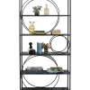 Regale|KARE Design Regal Circle Schwarz 100X200Cm