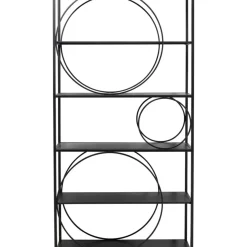 Regale|KARE Design Regal Circle Schwarz 100X200Cm