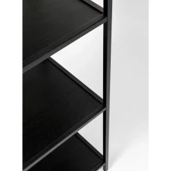 Regale|KARE Design Regal Loftie Schwarz 77X185Cm