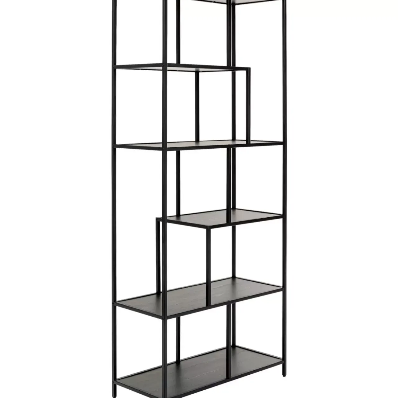 Regale|KARE Design Regal Loftie Schwarz 77X185Cm