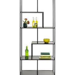 Regale|KARE Design Regal Loftie Schwarz 77X185Cm