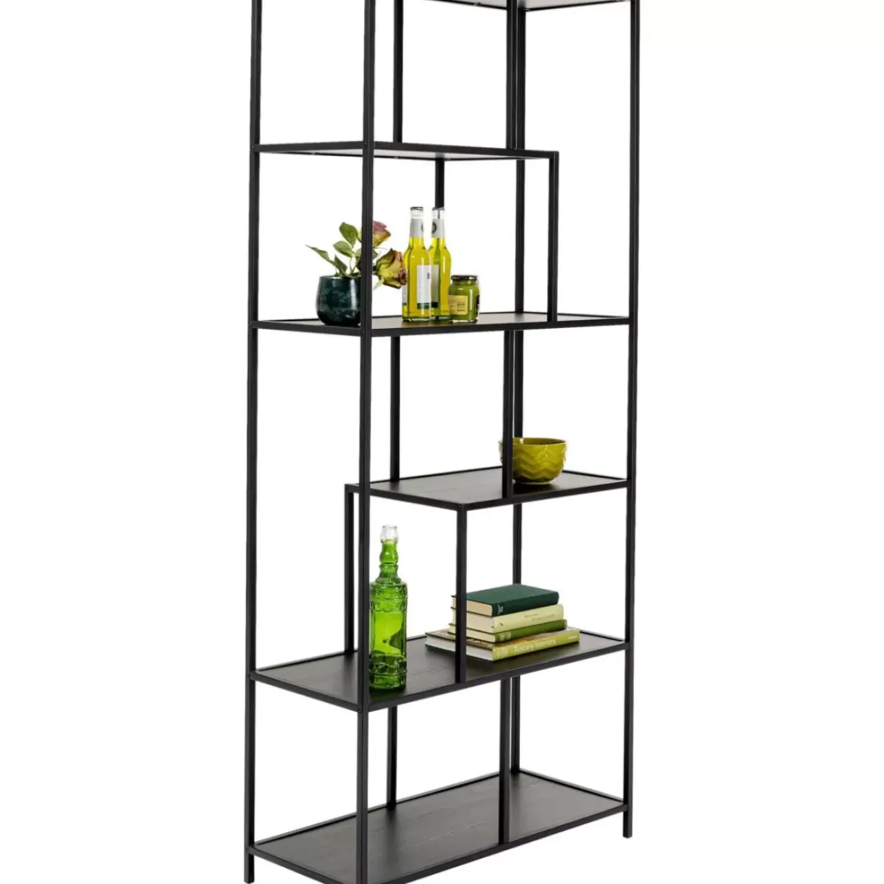 Regale|KARE Design Regal Loftie Schwarz 77X185Cm