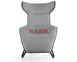 Sessel|KARE Design Relaxsessel Granada Schwarz Weiss