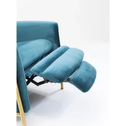 Sessel|KARE Design Relaxsessel Lazy Velvet Blau