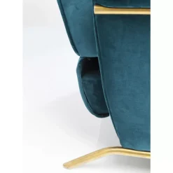 Sessel|KARE Design Relaxsessel Lazy Velvet Blau
