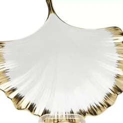 Geschirr & Tischaccessoires|KARE Design Schale Ginkgo Elegance Rim