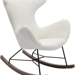 Sessel|KARE Design Schaukelsessel Balance Weiss
