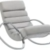 Sessel|KARE Design Schaukelsessel Manhattan Grau-Beige