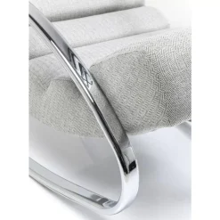 Sessel|KARE Design Schaukelsessel Manhattan Grau-Beige