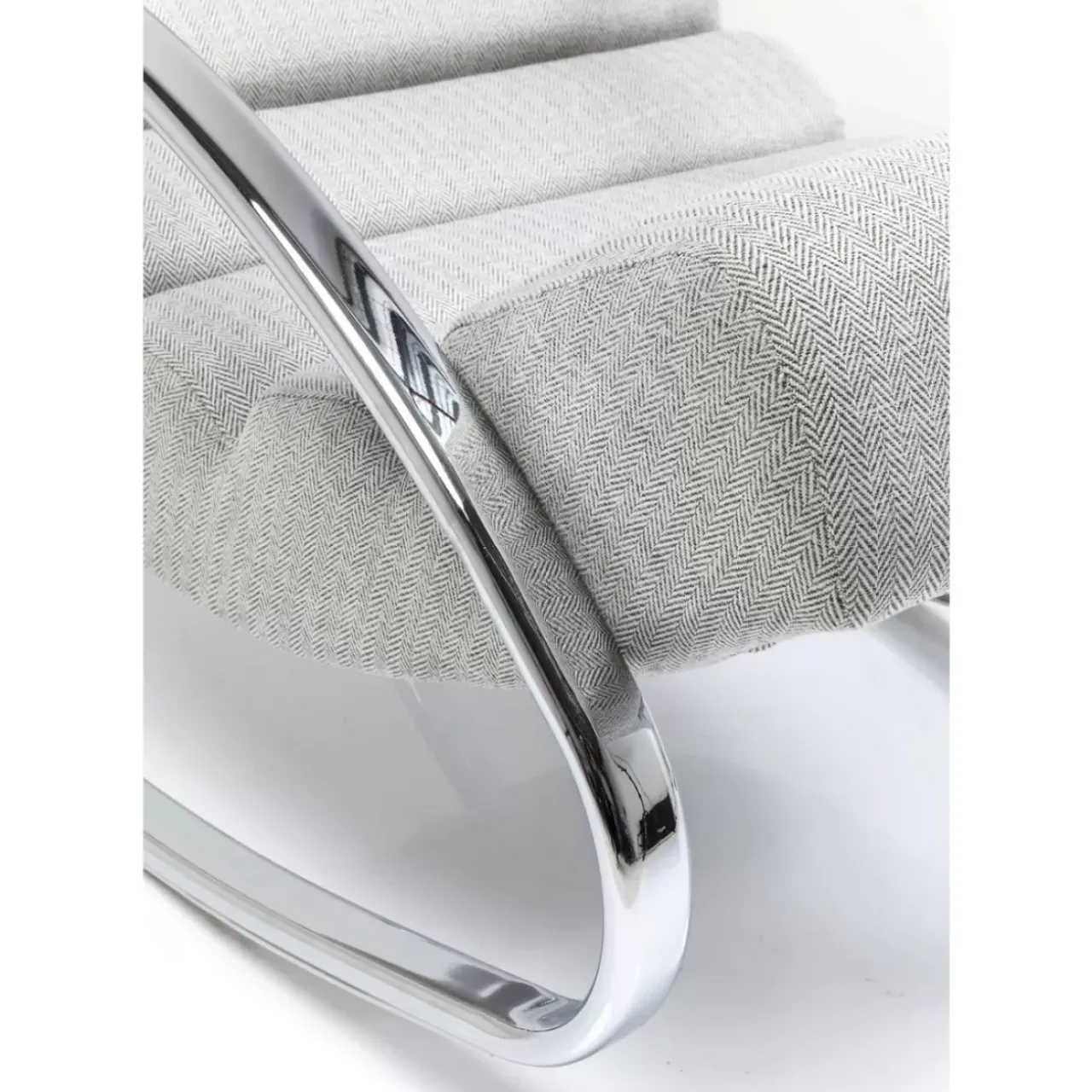 Sessel|KARE Design Schaukelsessel Manhattan Grau-Beige