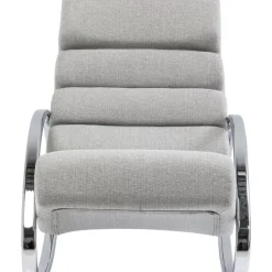Sessel|KARE Design Schaukelsessel Manhattan Grau-Beige