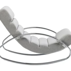 Sessel|KARE Design Schaukelsessel Manhattan Grau-Beige