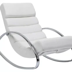 Sessel|KARE Design Schaukelsessel Manhattan White