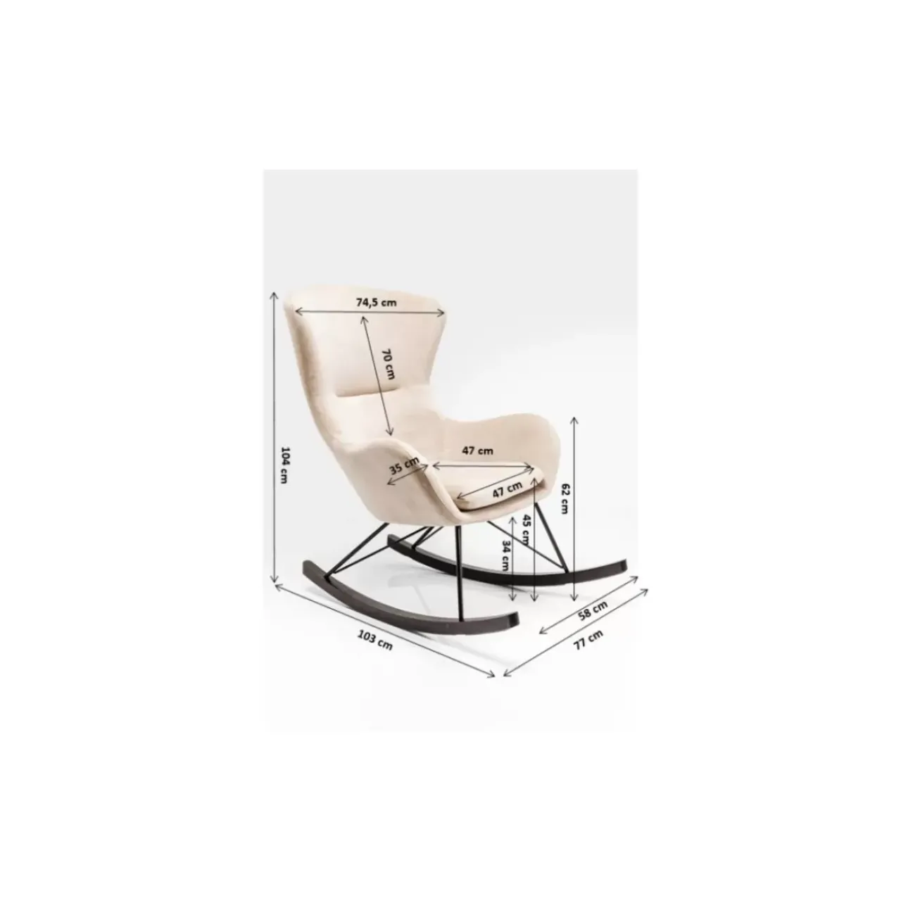 Sessel|KARE Design Schaukelsessel Oslo