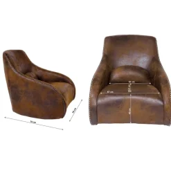 Sessel|KARE Design Schaukelsessel Swing Ritmo Vintage Smart