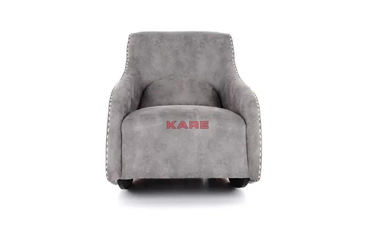 Sessel|KARE Design Schaukelsessel Swing Ritmo Vintage Grey