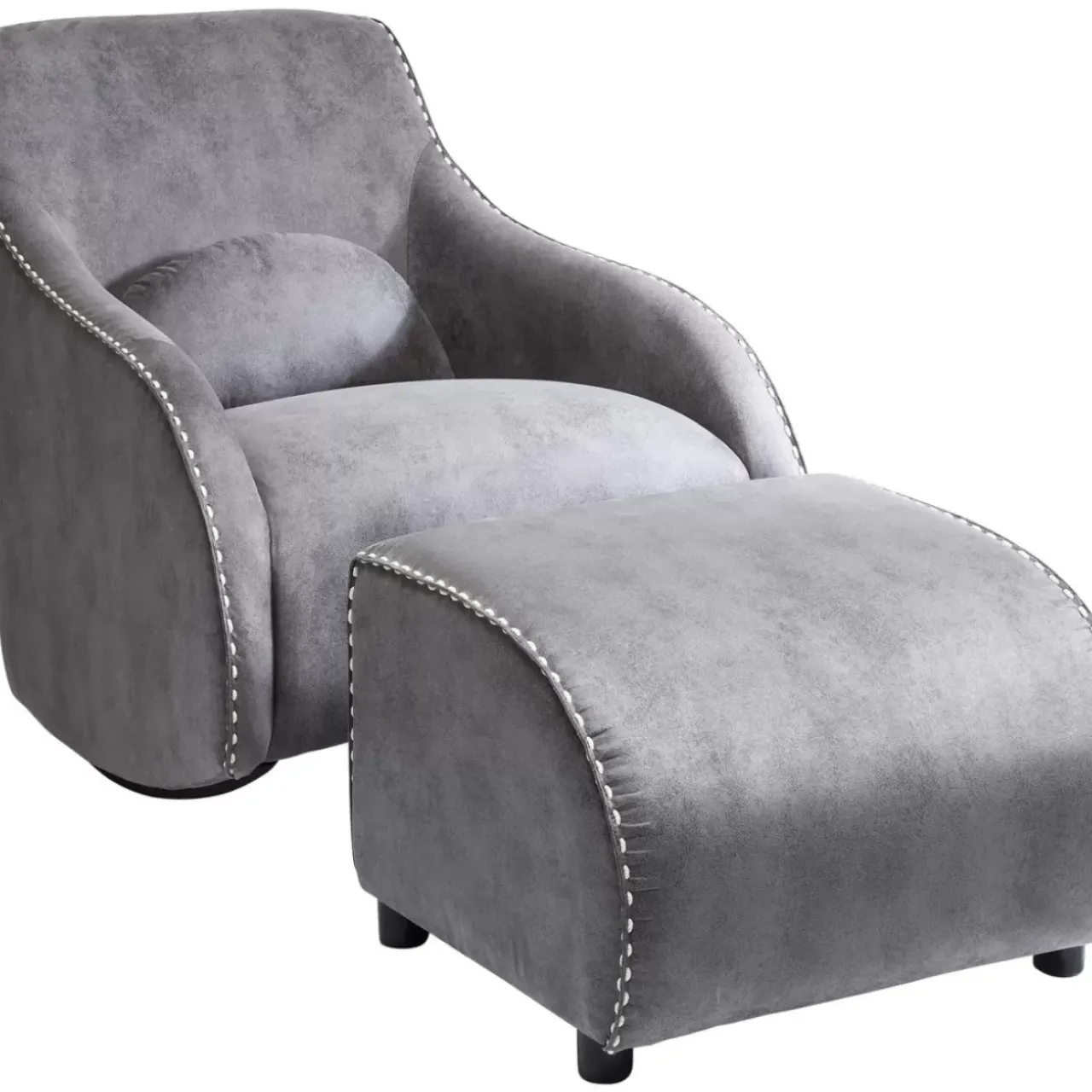 Sessel|KARE Design Schaukelsessel Swing Ritmo Vintage Grey