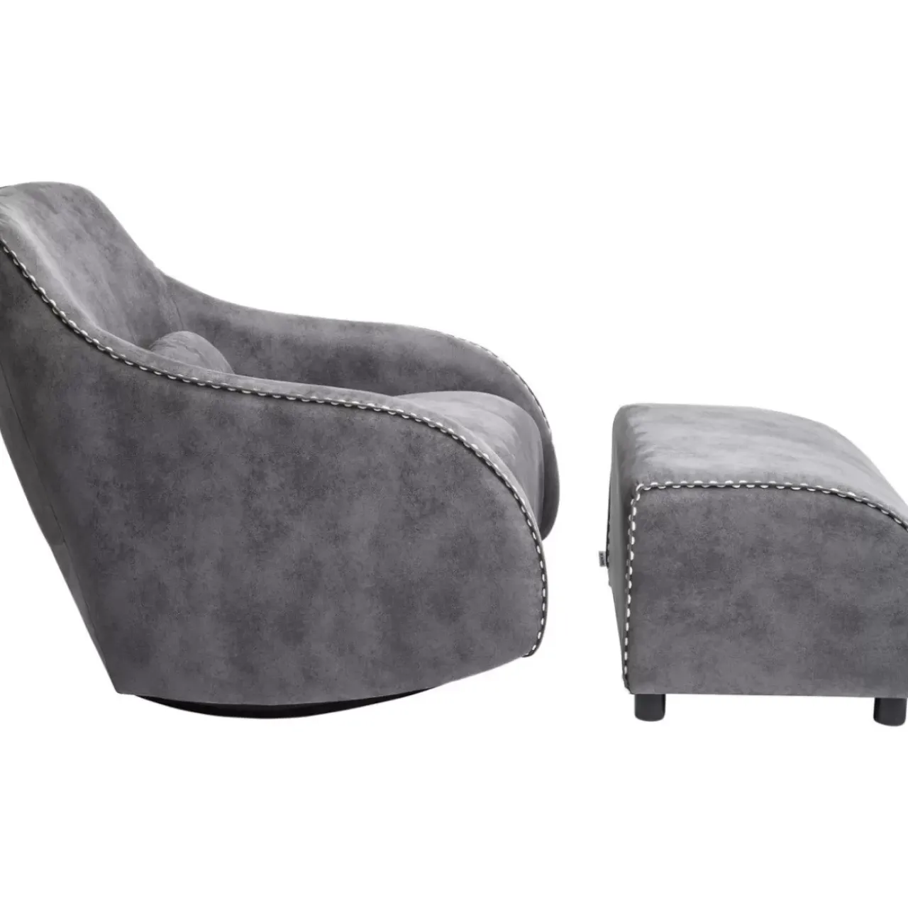 Sessel|KARE Design Schaukelsessel Swing Ritmo Vintage Grey