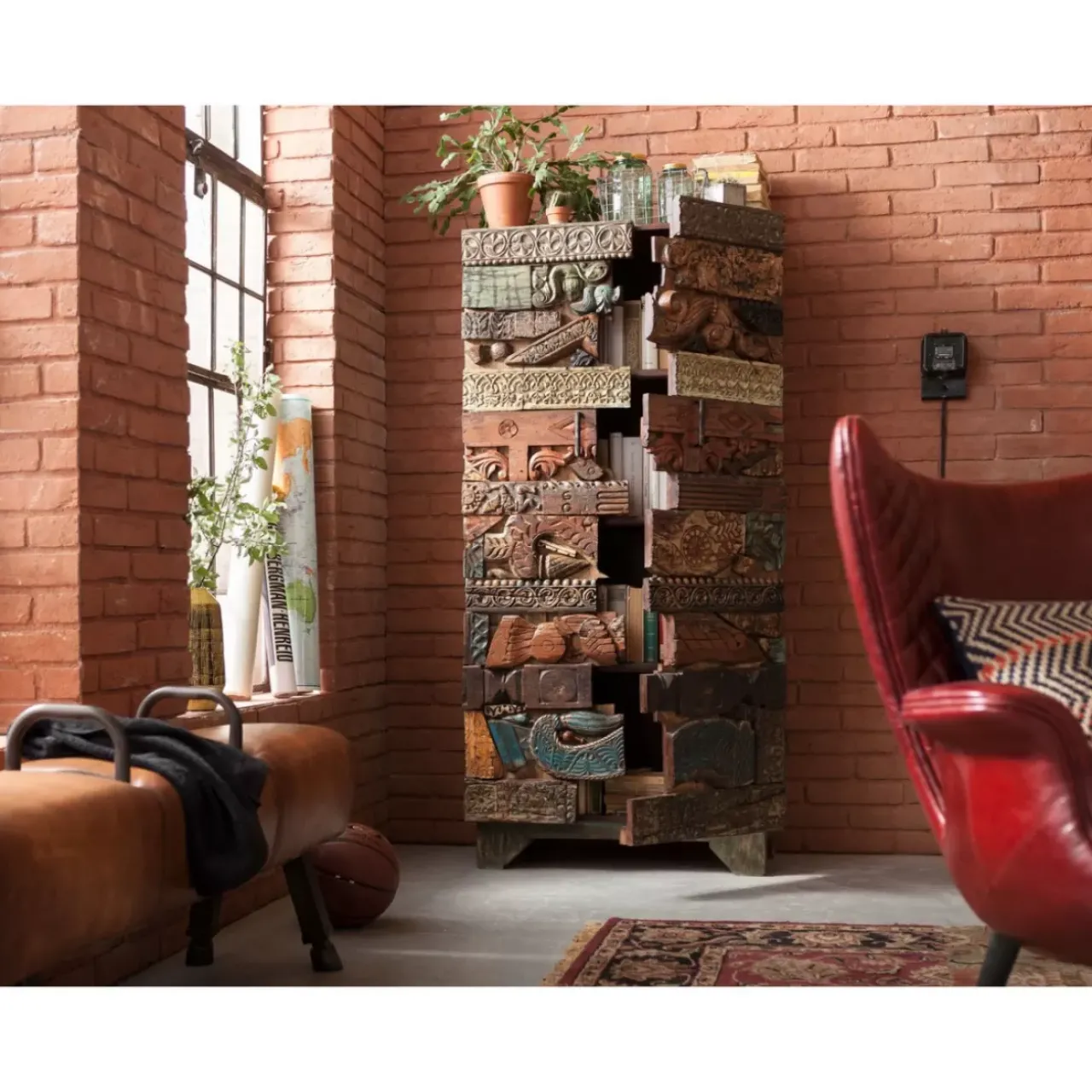 Regale|KARE Design Schrank Shanti Surprise Puzzle 2Trg.